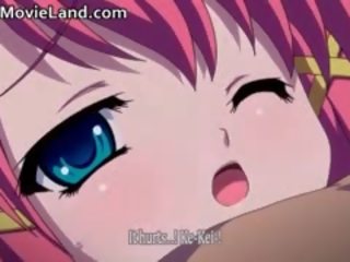 Söt rödhårig animen honung blir krossas part3