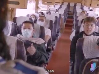 Felnőtt videó tour busz -val dögös ázsiai utcalány eredeti kínai av szex film -val angol tengeralattjáró